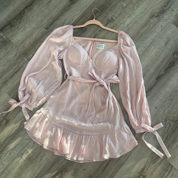 Hello Molly A Letter to Me Mini Dress Blush US 2 | Size XS - Picture 1 of 10